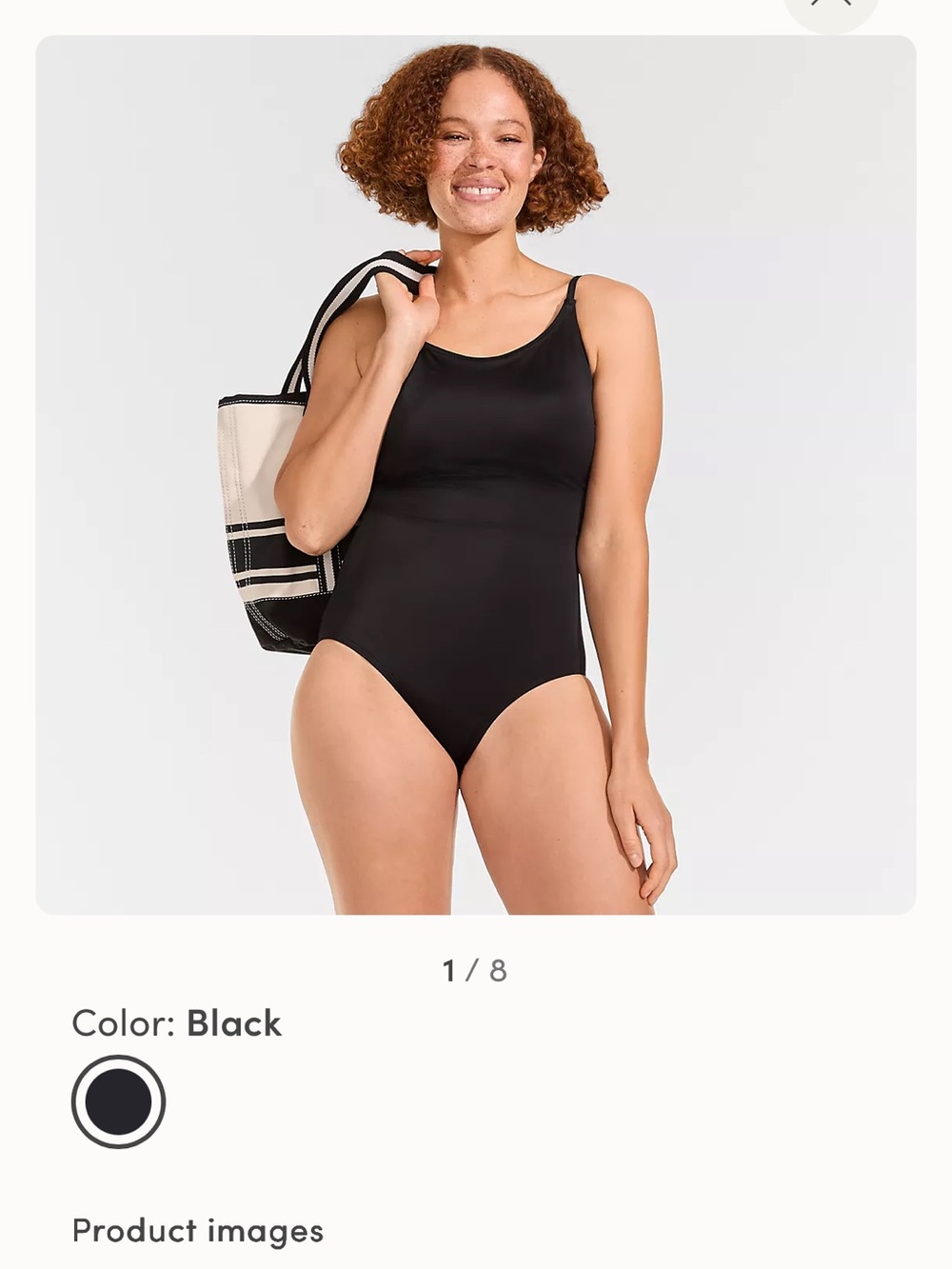 Lands' End 6 Tall Scoop-Neck One-Piece Swimsuit